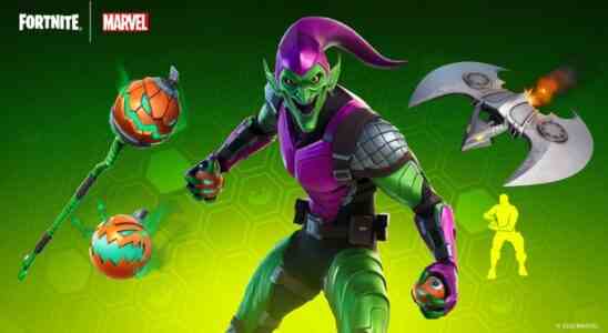 Fortnite Spider Man Nemesis Green Goblin ist in den Battle Royale