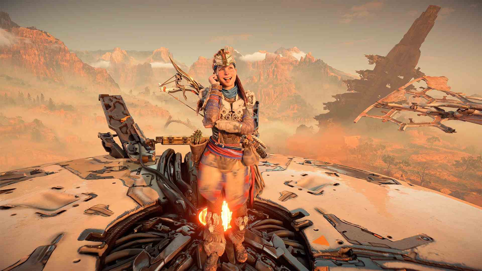 HFW Horizon Forbidden West Tallnecks – Majestät, Ehrfurcht und beunruhigendes Gefühl beim Anblick dieser massiven, hohen Maschinen von Guerrilla Games