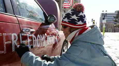 Der Organisator des Freedom Convoy enthuellt Plaene fuer DC —