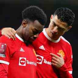 United zum Teil weil Ronaldo im FA Cup von Middlesbrough