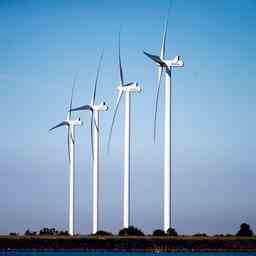 Viele Windmuehlen wurden wegen Sturm Eunice abgeschaltet