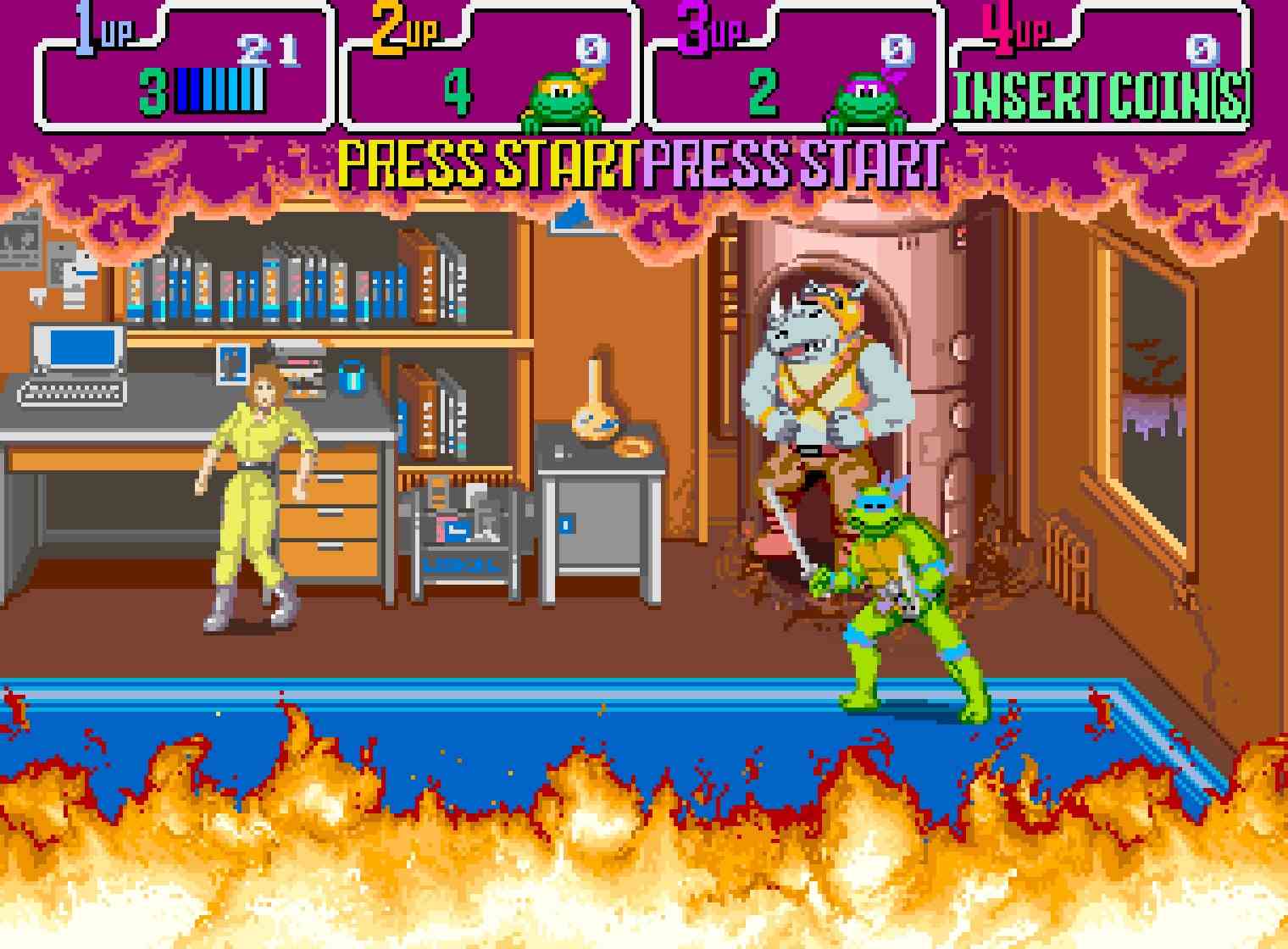 Konami Teenage Mutant Ninja Turtles Arcade-Spiel 1989 ist nicht gut, aber es ist wichtig und notwendig für The Cowabunga Collection von Digital Eclipse