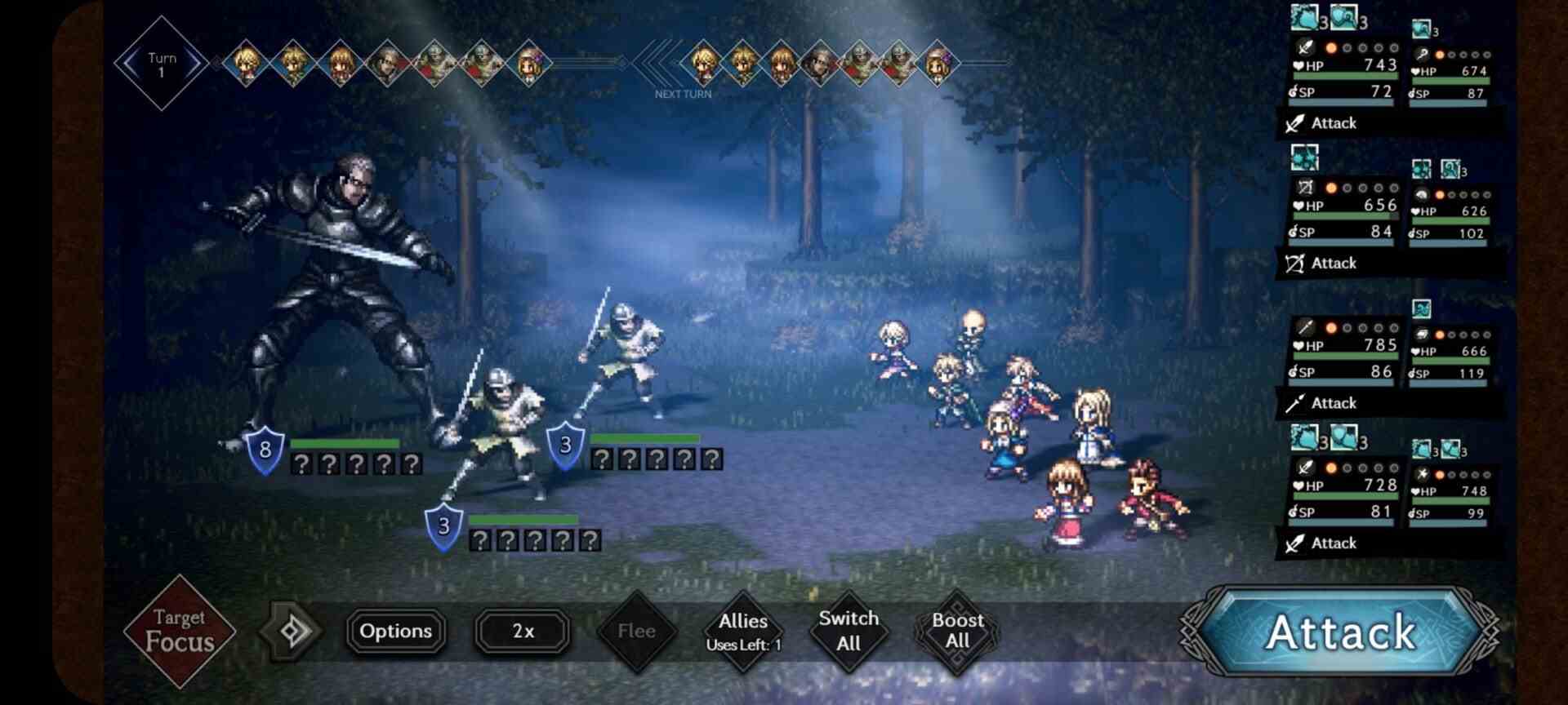 Octopath Traveler: Champions of the Continent Vorschau Closed Test Beta Englisch Square Enix ausgezeichnetes mobiles Rollenspiel auf Android iOS, um Konsolenspieler zufrieden zu stellen