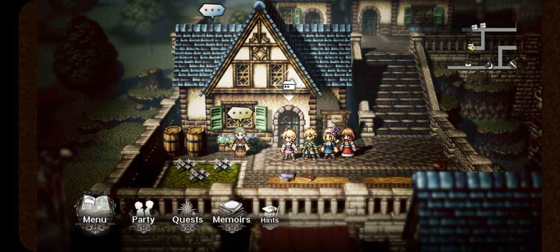 Octopath Traveler: Champions of the Continent Vorschau Closed Test Beta Englisch Square Enix ausgezeichnetes mobiles Rollenspiel auf Android iOS, um Konsolenspieler zufrieden zu stellen