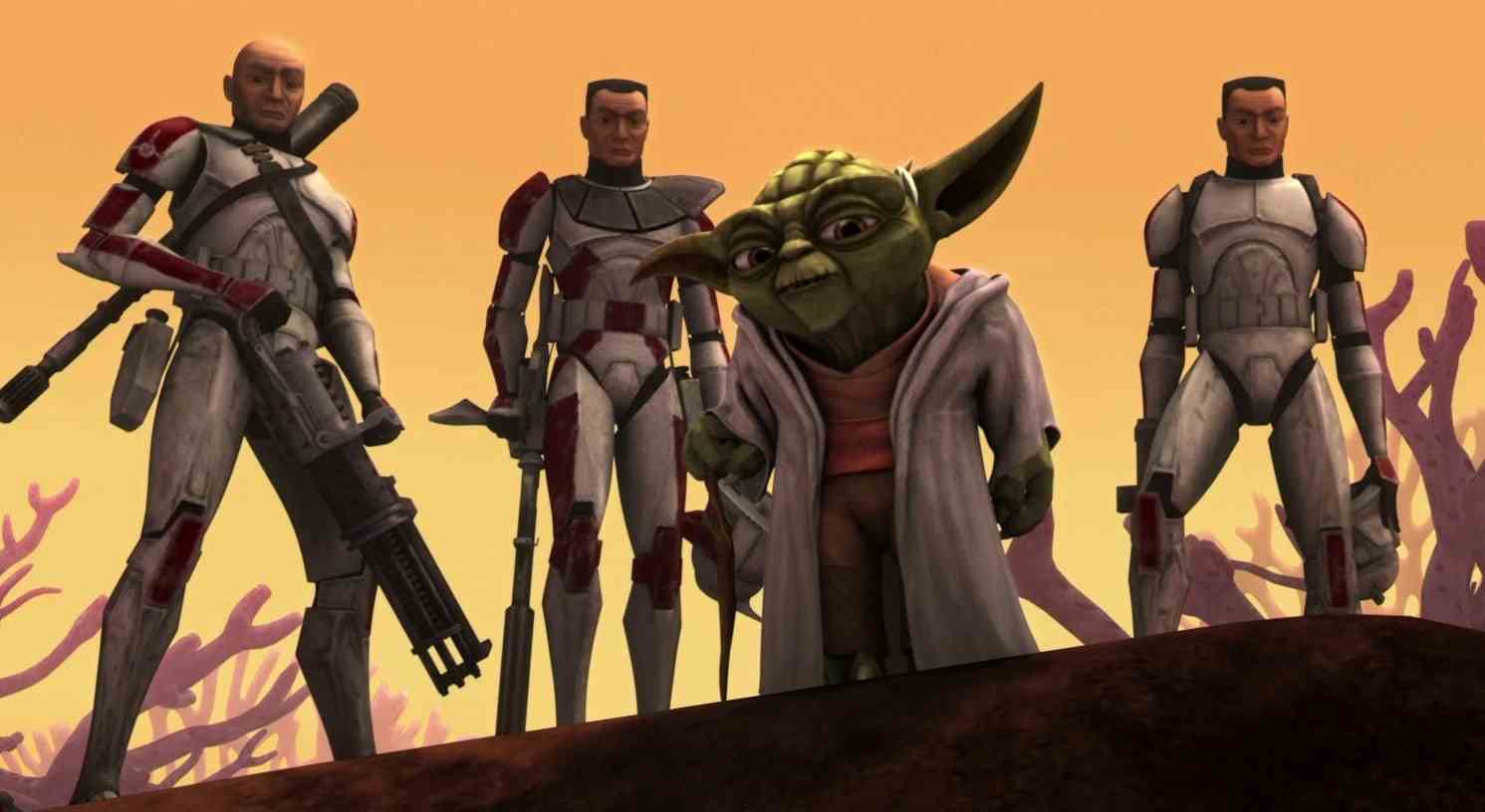 Der Film Star Wars: The Clone Wars aus dem Jahr 2008, Dave Filoni, George Lucas, zerstörte die EU-Kontinuitätskanonüberlieferung des erweiterten Universums mit Änderungen, die dem Cartoon von Genndy Tartakovsky unterlegen waren