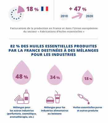 Das Geschaeft mit aetherischen Oelen in Frankreich