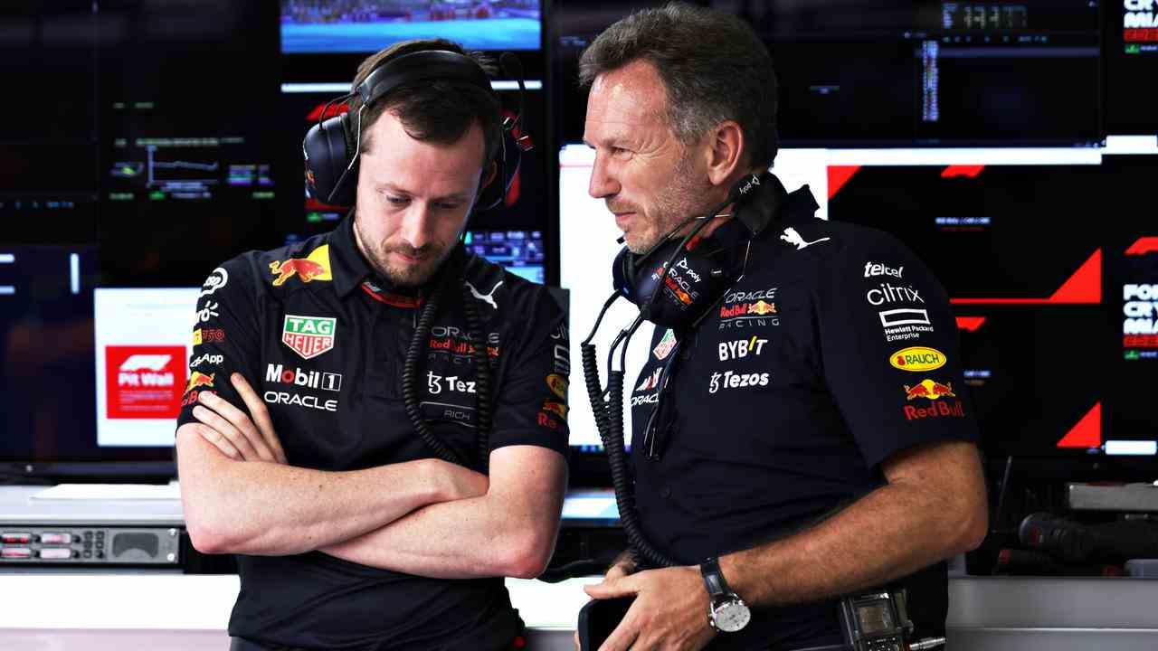 Christian Horner in der Box von Barcelona