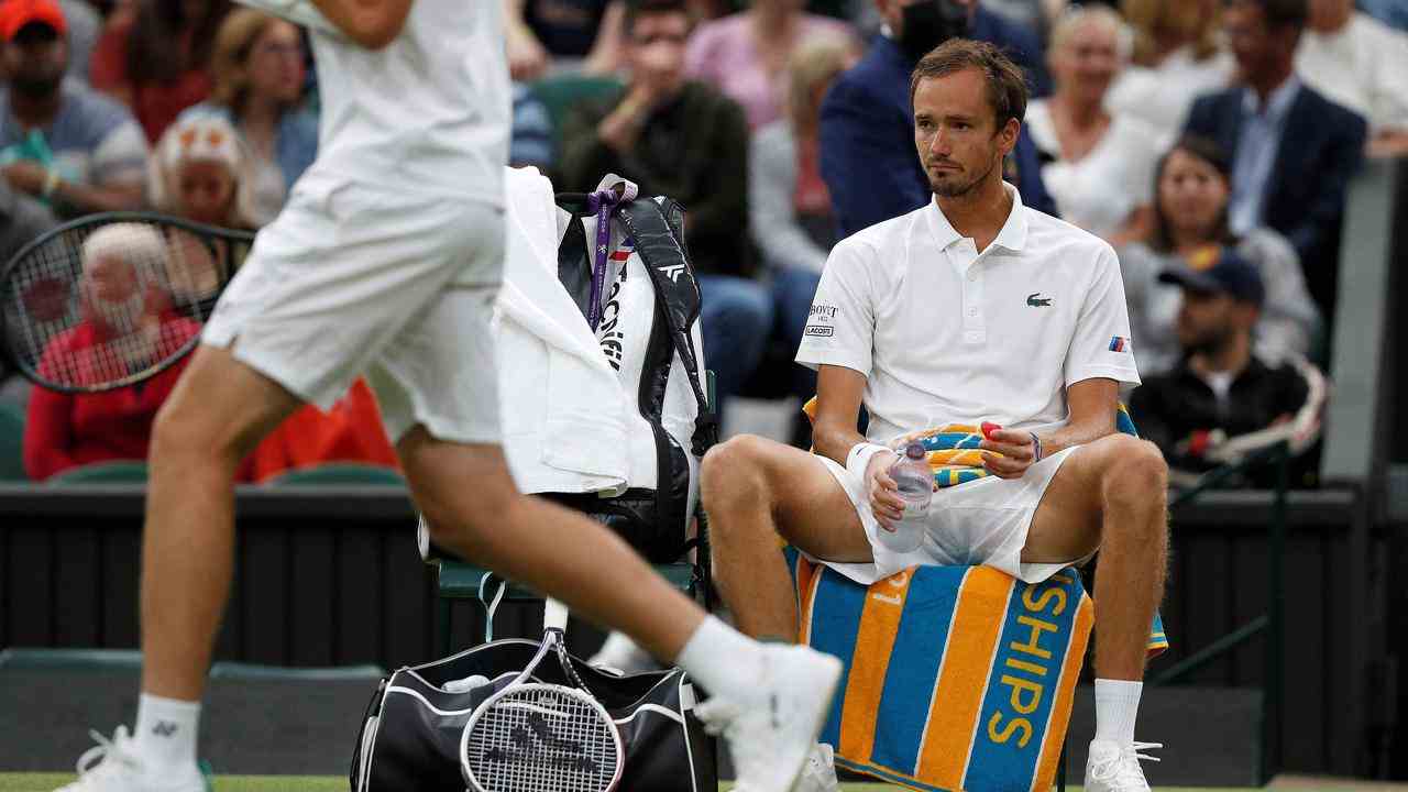 Der russische Weltbeste Daniil Medvedev darf nicht an Wimbledon teilnehmen.