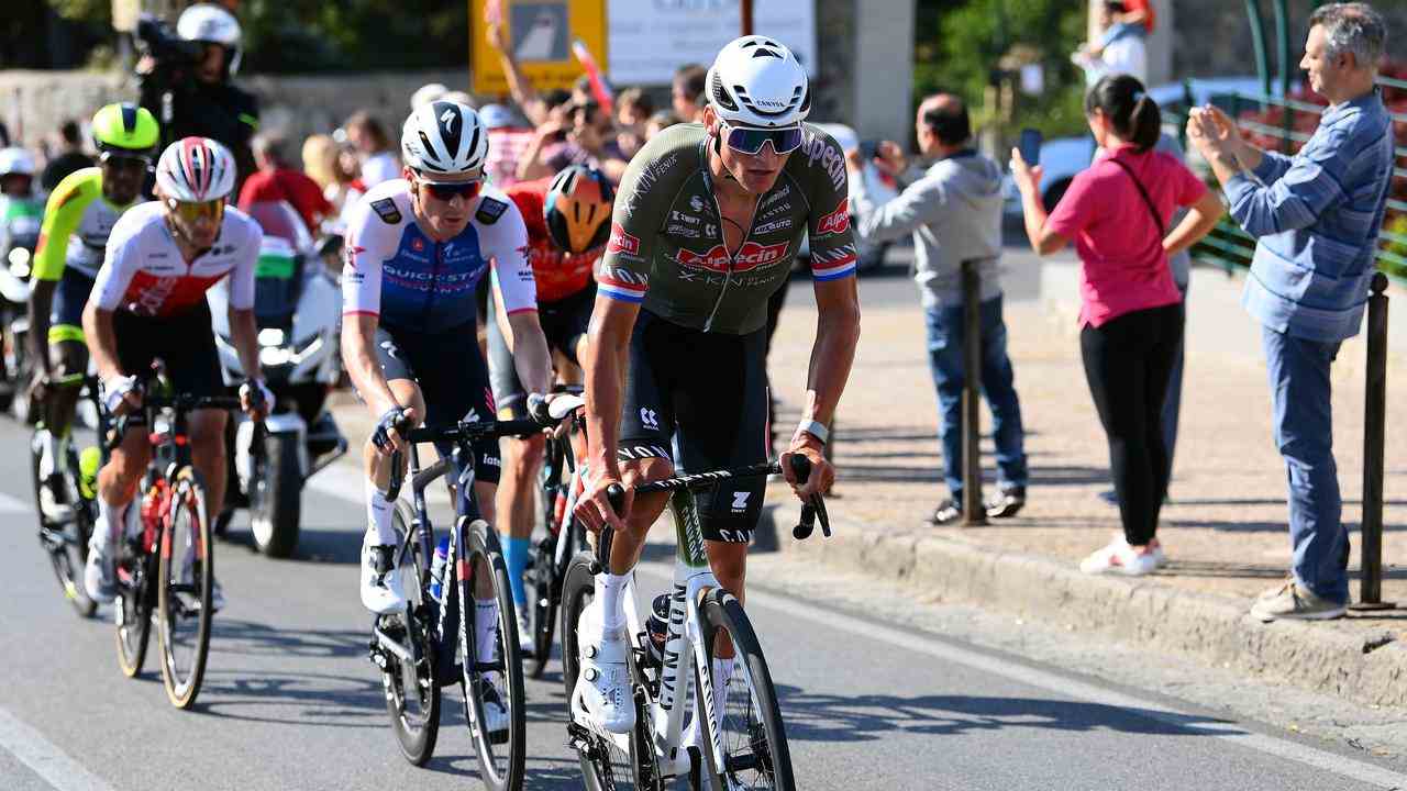 Mathieu van der Poel musste sich mit Platz sieben begnügen.