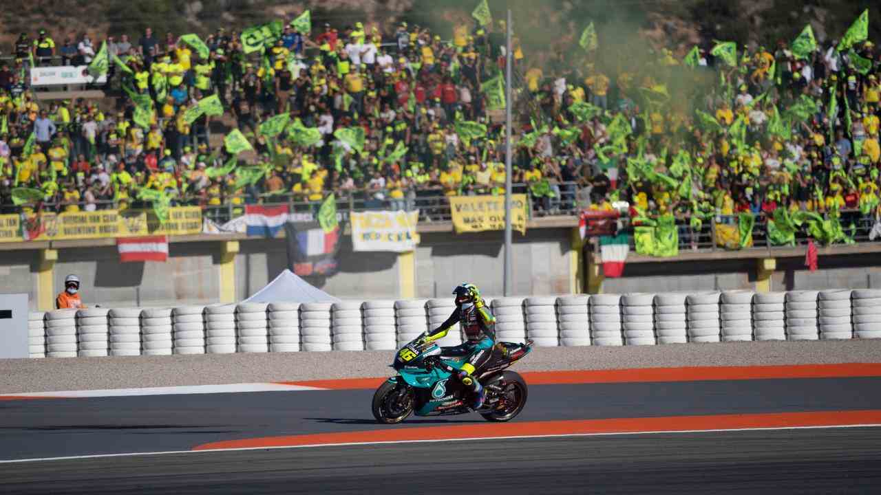 Valentino Rossi im November bei seinem letzten Grand Prix.