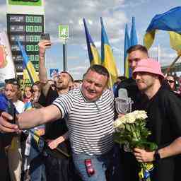 Eurovision Gewinner Kalush Orchestra in der Ukraine herzlich willkommen JETZT