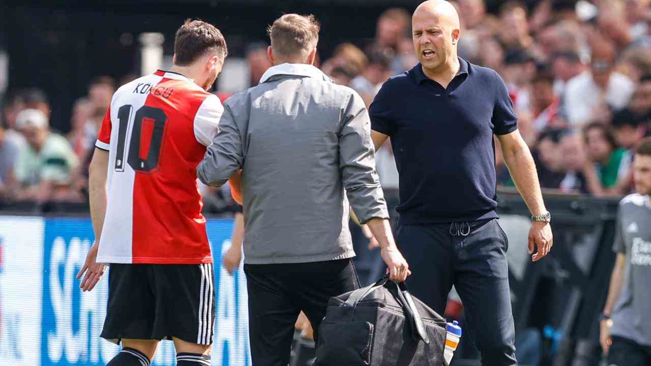 Orkun Kökçü wurde bei Feyenoord verletzt.