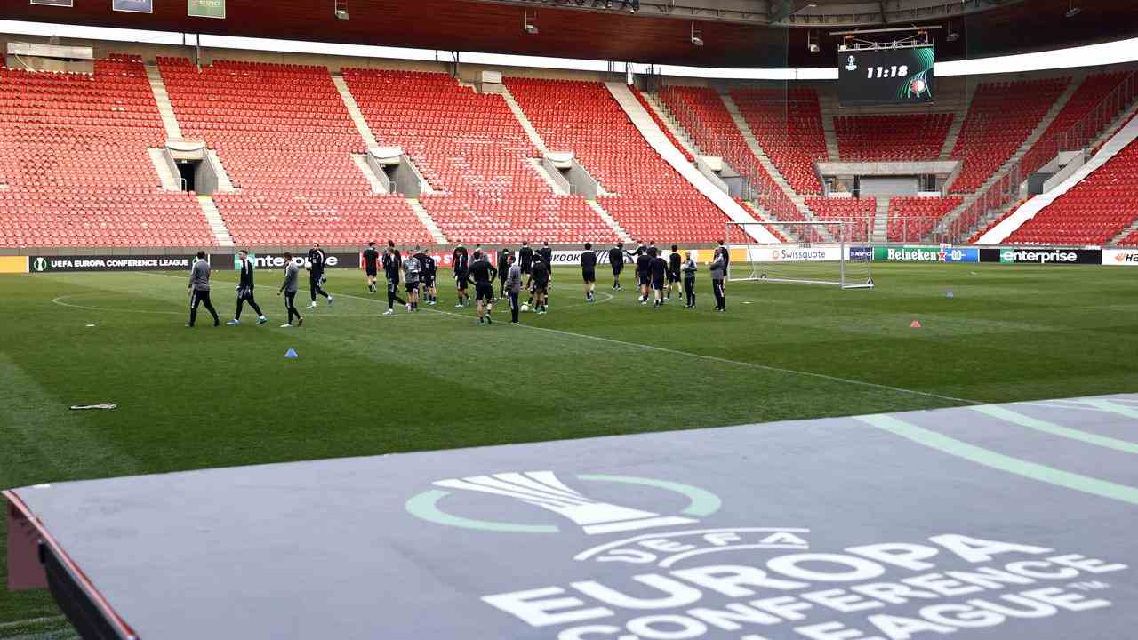 Das Endspiel der Conference League wird in der nächsten Saison im Stadion von Slavia Prag ausgetragen.