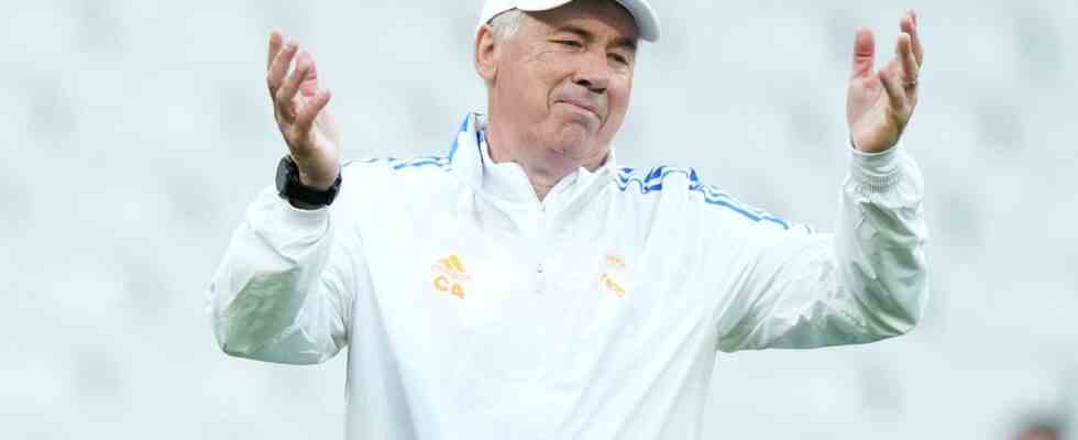 Real Trainer Ancelotti steht vor dem fuenften CL Finale „Er gibt uns