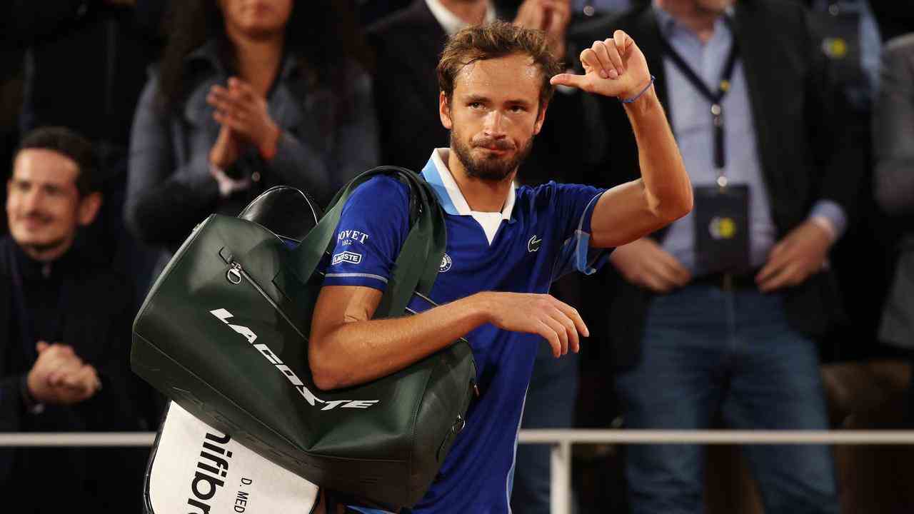 Daniil Medvedev brauchte gegen Marin Cilic nur sieben Spiele.