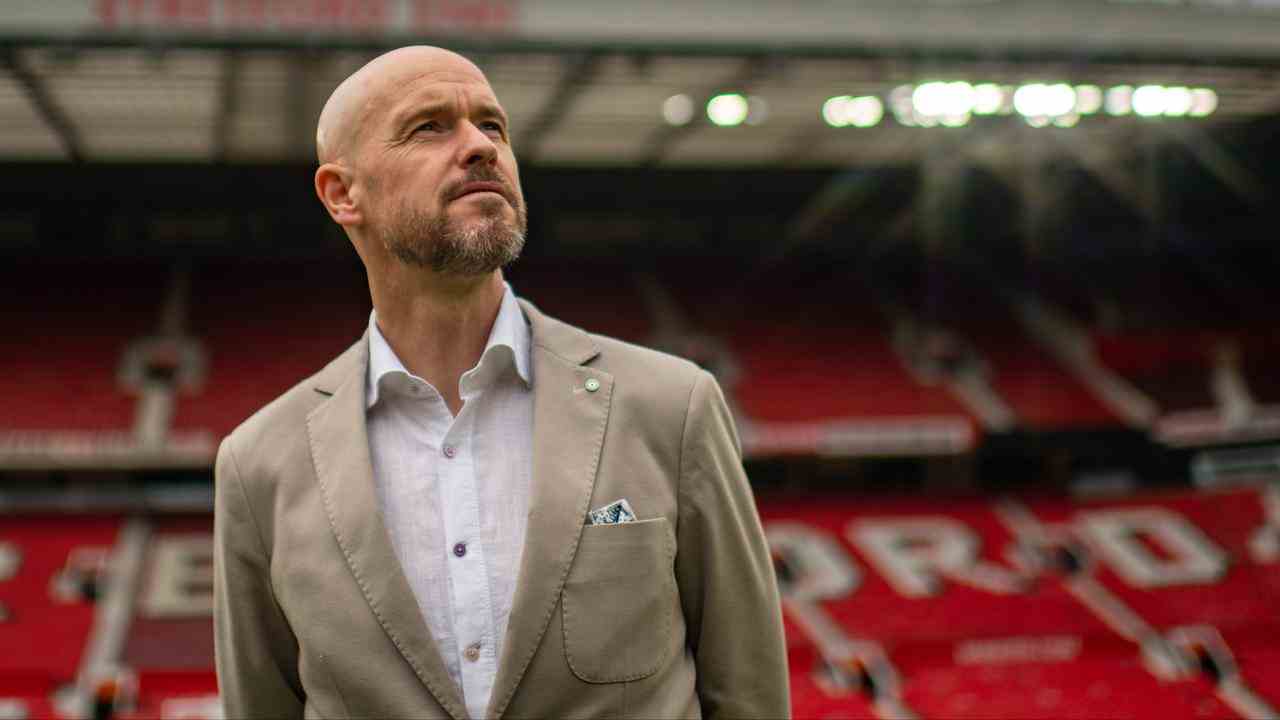 Erik ten Hag wurde am Montag bei Manchester United vorgestellt.