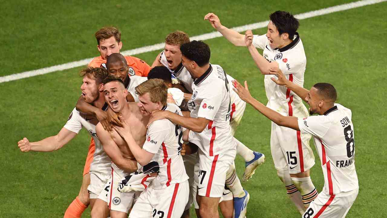 Feierabend bei Eintracht Frankfurt.