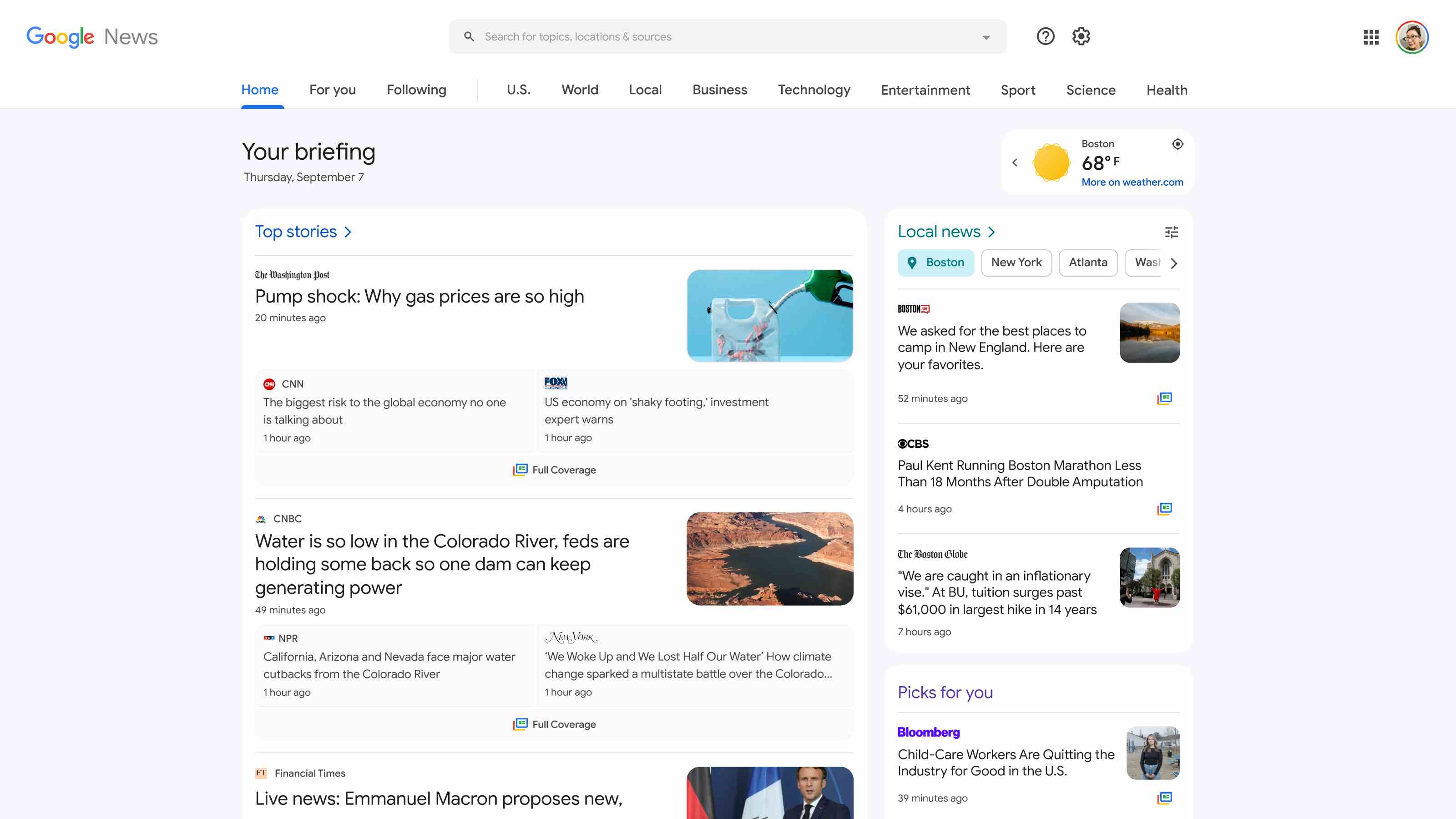 1655871563 365 Google News fuehrt ein neues Desktop Design mit Themenanpassung ein –