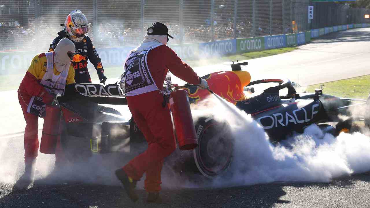 Max Verstappen schied in diesem Jahr in Australien aus.