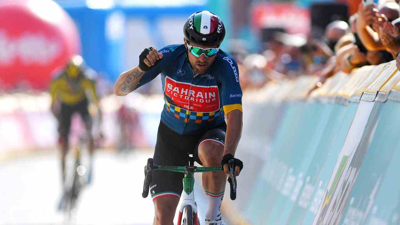 Der Italiener Sonny Colbrelli gewann letztes Jahr die Benelux Tour.