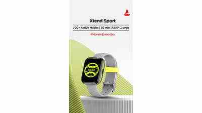 Boat Xtend Sport Smartwatch mit ueber 700 Modi die in