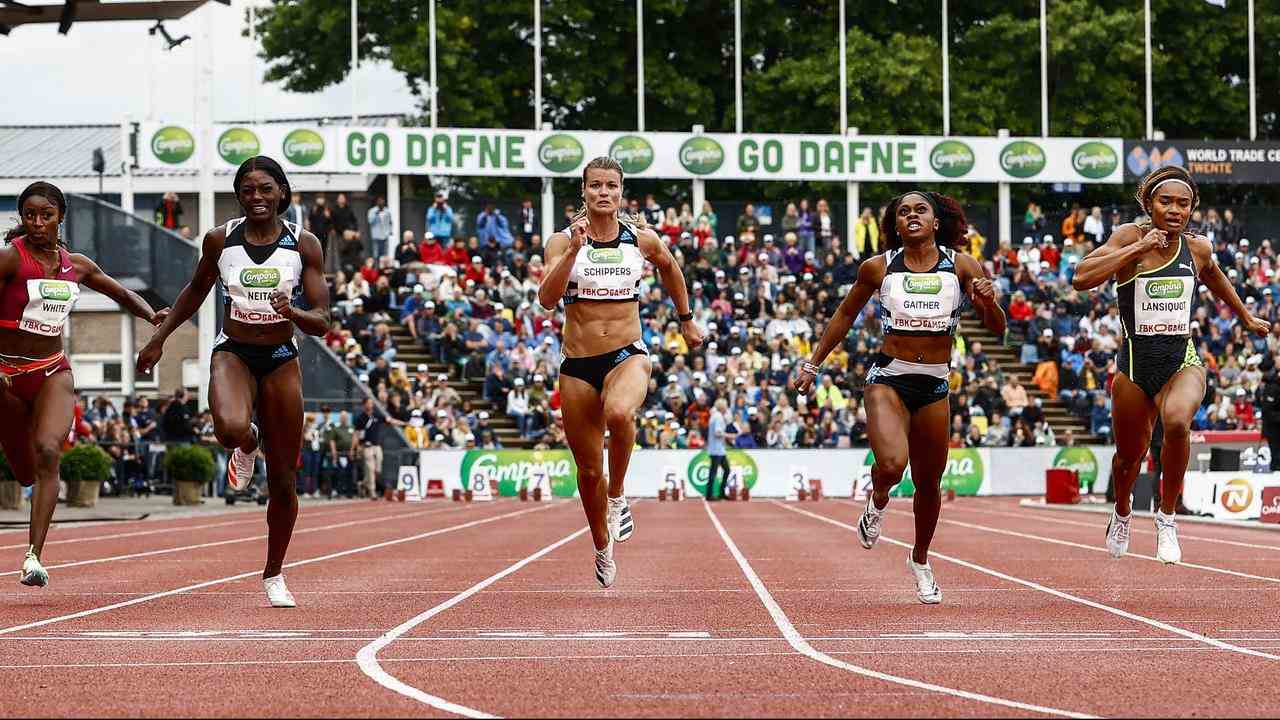 Dafne Schippers lief ihren ersten internationalen Wettkampf seit den Spielen.