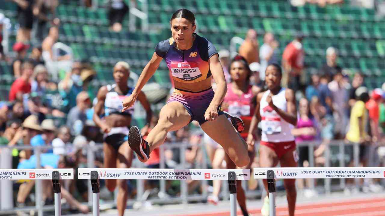 Sydney McLaughlin regiert über 400 m Hürden.