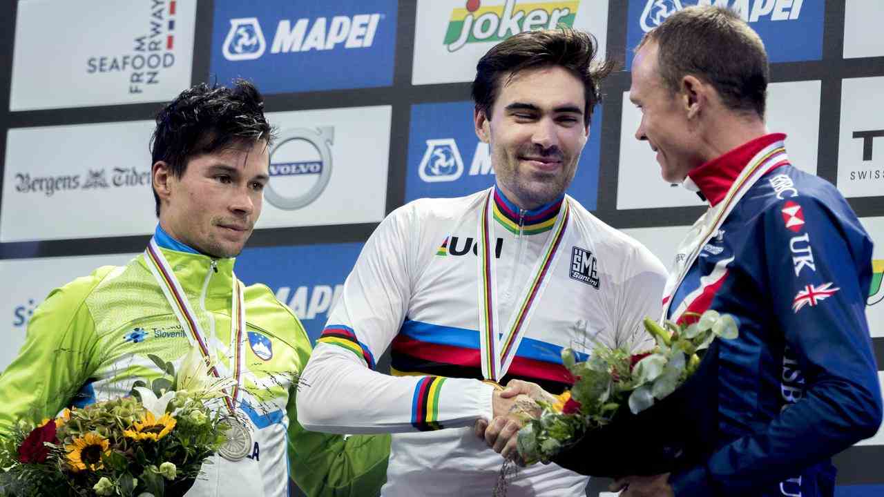 Tom Dumoulin wurde 2017 Weltmeister im Zeitfahren.