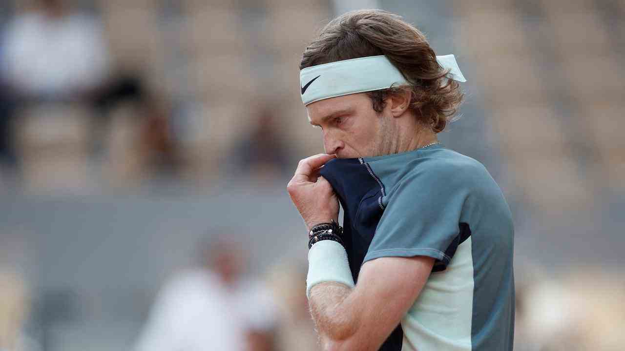 Andrey Rublev ist zum fünften Mal im Viertelfinale eines Grand-Slam-Turniers hängen geblieben.