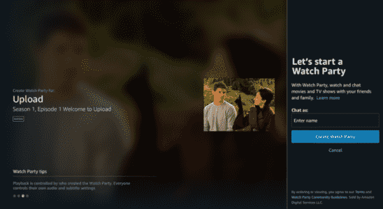 Die Watch Party Funktion von Amazon Prime Video ist jetzt auf