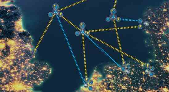 Energieinseln koennen die Nordsee in ein internationales Kraftwerk verwandeln