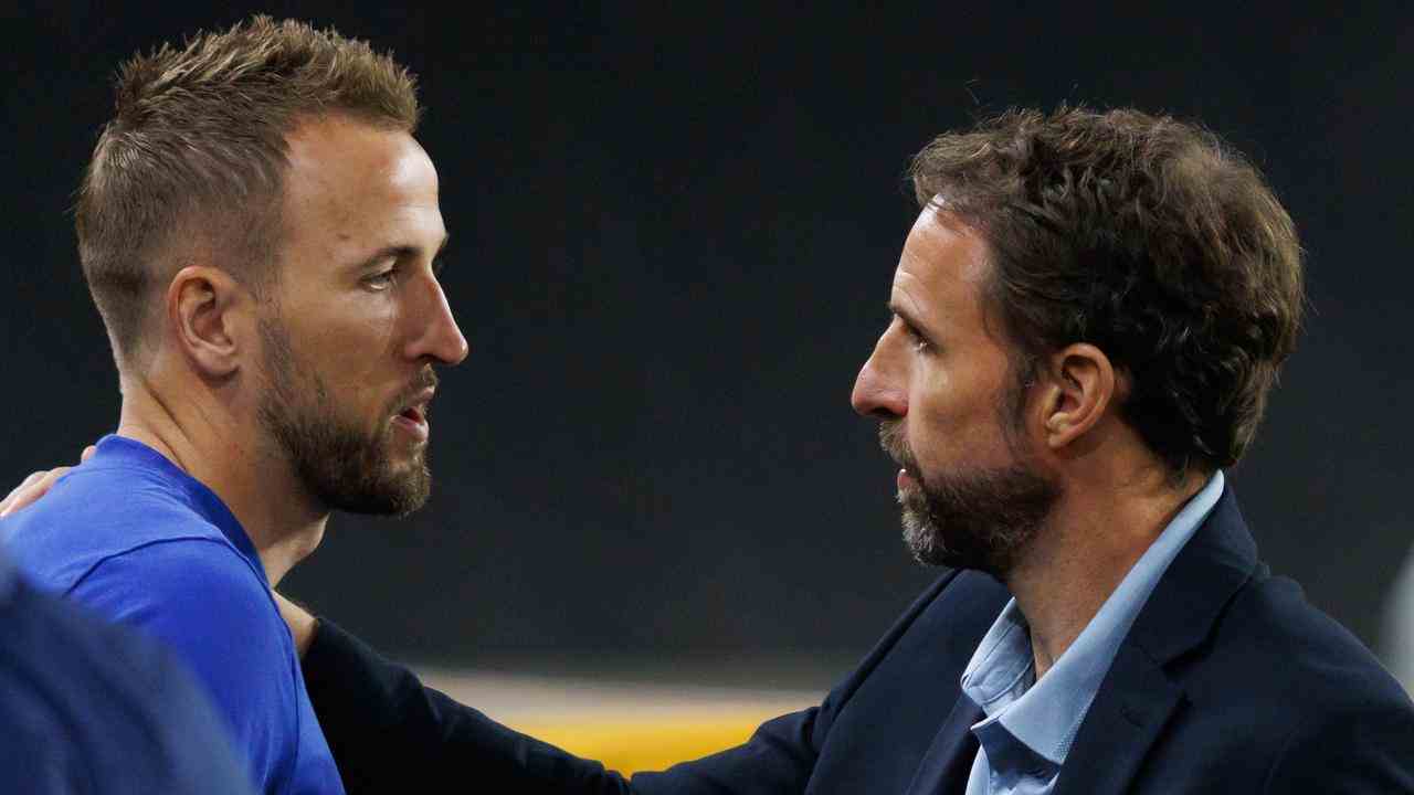 Harry Kane und Gareth Southgate.