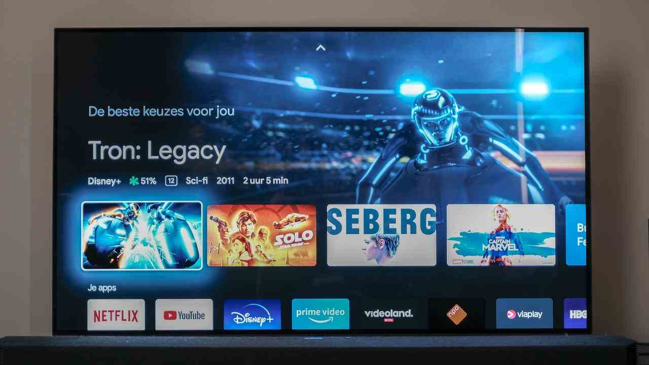 Google TV zeigt Filme und Serien aus verschiedenen Apps an einem Ort.