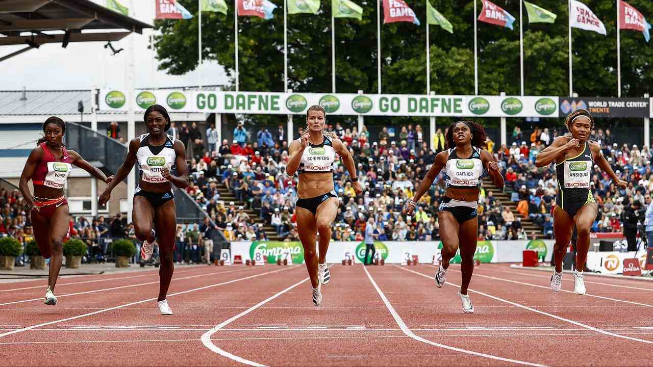 Dafne Schippers wurde Fünfte bei den FBK Games.