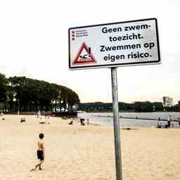 Schwimmen in Sloterplas erschwert durch Wegfall der Treppen JETZT