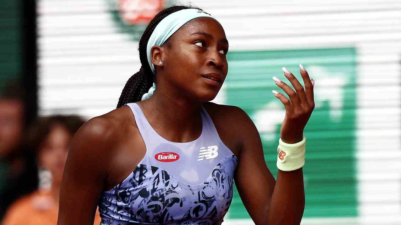 Coco Gauff konnte gegen Iga Swiatek keine Faust machen.