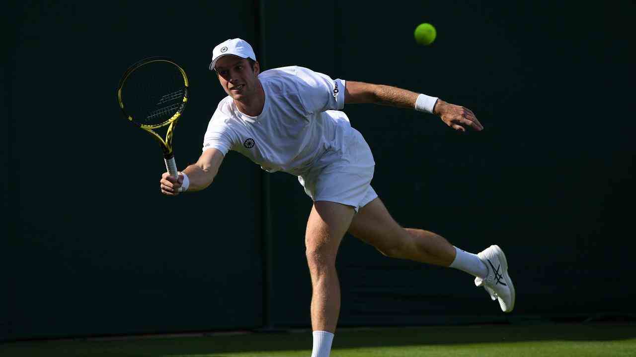 Botic van de Zandschulp steht in der zweiten Runde von Wimbledon.