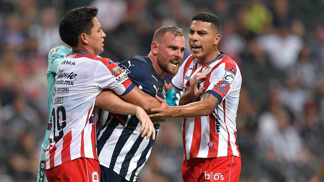 Vincent Janssen im Trikot von Monterrey CF.