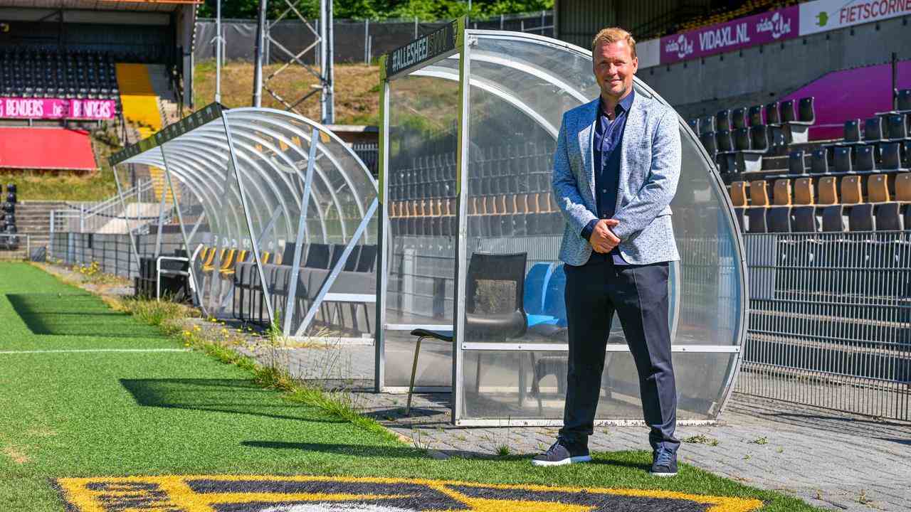 Rick Kruys auf dem Feld des VVV-Venlo.