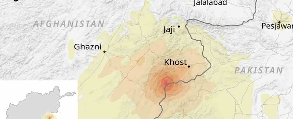 Zahl der Todesopfer bei Erdbeben in Ostafghanistan steigt auf 950