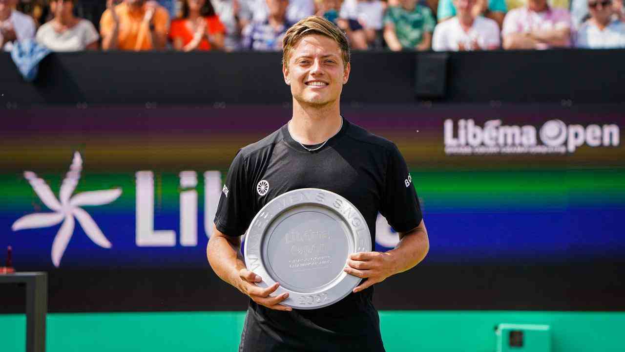 Tim van Rijthoven hat Anfang dieses Monats mit dem Titel in Rosmalen gebremst.