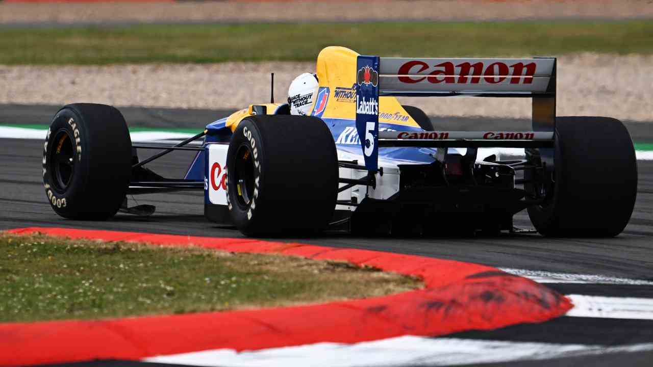 Mit diesem Auto wurde Nigel Mansell vor dreißig Jahren Weltmeister und gewann den GP von Großbritannien.