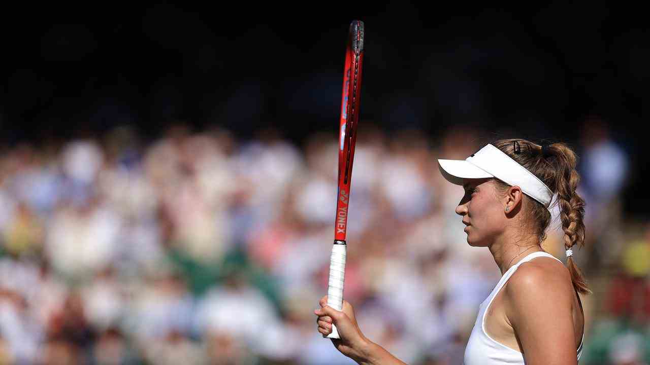 Elena Rybakina ist die erste Teilnehmerin aus Kasachstan in einem Grand-Slam-Finale.