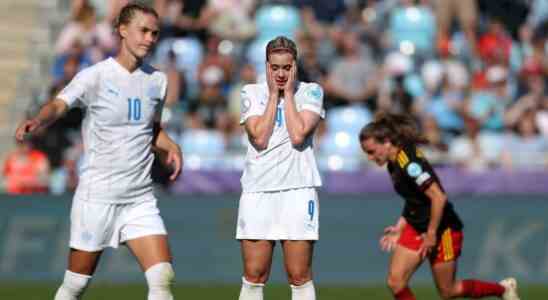 Belgische Frauen unentschieden gegen Island im EM Spiel mit zwei Elfmetern