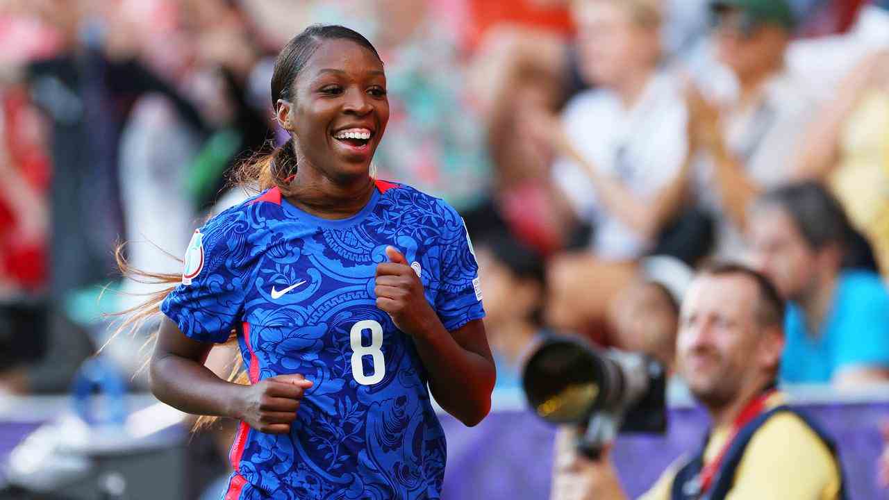 Grace Geyoro war die gefeierte Frau in Frankreich mit einem Hattrick.