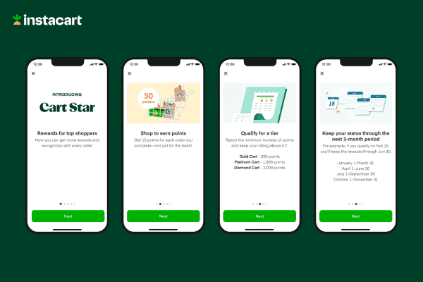 Das neue Praemienprogramm von Instacart bietet Kaeufern exklusiven fruehen Zugriff