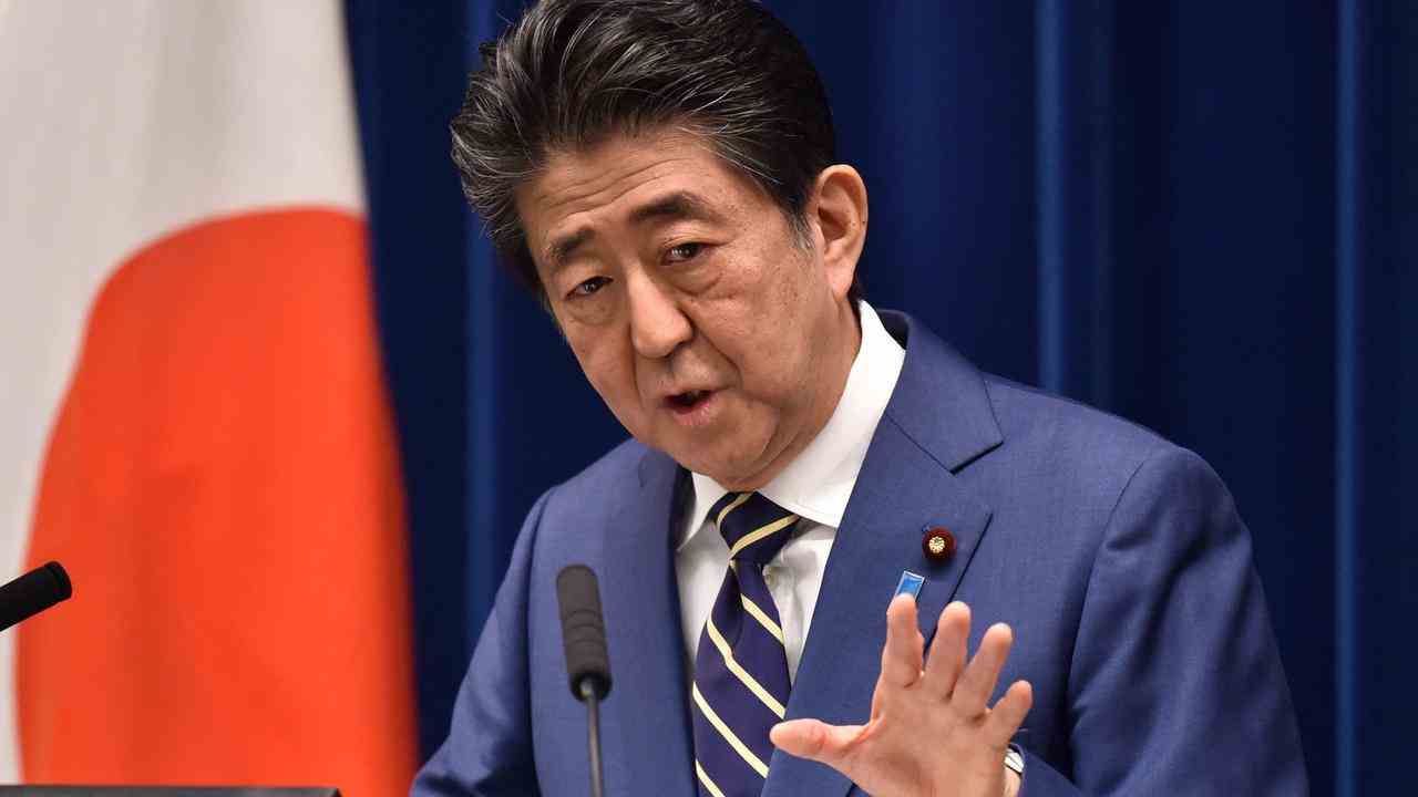 Der frühere japanische Premierminister Shinzo Abe.