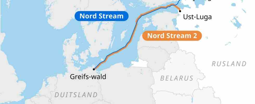 Die EU rechnet nicht damit dass die Nord Stream Pipeline am