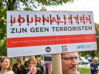 Die Journalistin Frederike Geerdink nach ihrer Ausweisung aus dem Irak