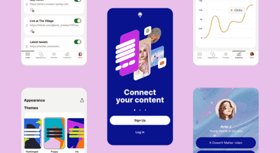 Die neue mobile App von Linktree ermoeglicht es Benutzern ihre